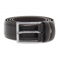 Cintura Guidi Calzature MADE IN ITALY H35 in vitello testa di moro Uomo Cintura