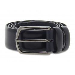 Cintura Guidi Calzature MADE IN ITALY H35 in nappa blu scuro Uomo Cintura