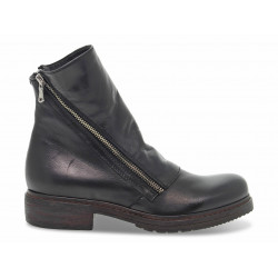 Polacco Guidi Calzature BEATLES 2 ZIP in pelle nero Donna Polacco