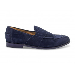 Mocassino Guidi Calzature GUCCI DANDY in camoscio blu Uomo Mocassino