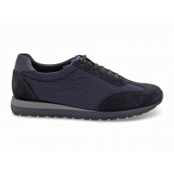 Sneakers Guidi Calzature STILE HOGAN in camoscio e nylon blu Uomo Sneakers