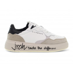 Sneakers John Richmond DOLCE E GABBANA in pelle e camoscio bianco e avorio Uomo Sneakers