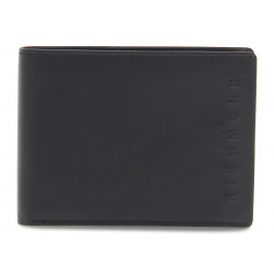 Portafoglio John Richmond WALLET in pelle nero Uomo Portafoglio