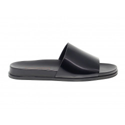 Sandalo Leo Pucci in pelle nero Donna Sandalo basso
