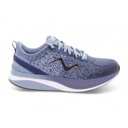 Sneakers MBT HURACAN 3000 LACE UP M in tessuto e ecopelle blu e grigio