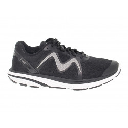 Sneakers MBT SPEED 2 W in tessuto e ecopelle nero e grigio