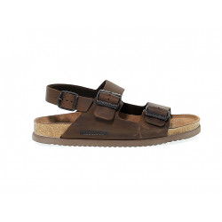 Sandalo Mephisto - marrone scuro Uomo Sandalo
