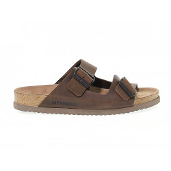 Sandalo Mephisto - marrone scuro Uomo Sandalo