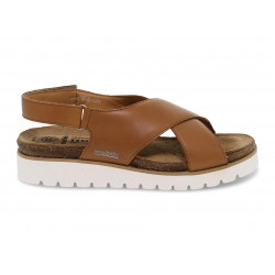Sandalo basso Mephisto - cuoio Donna Sandalo basso