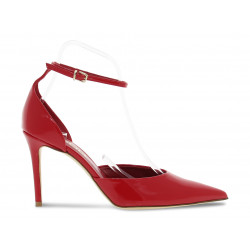 Scarpa con tacco Ncub LEVANTESI in vernice rosso Donna Scarpa con tacco