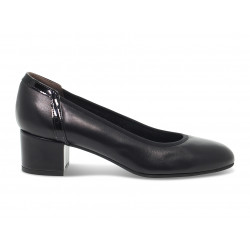 Décolleté Pitti Linea DANIELA ROSSI in nappa e vernice nero Donna Décolleté