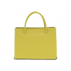 Borsa a mano Rebelle JOY SHOPPER M DOLLARO LIME in pelle lime