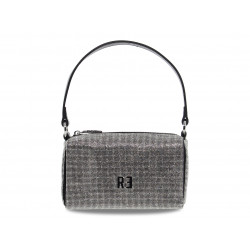 Borsa a mano Rebelle MEG MINI BAGUETTE CELEBRITY STRASS in crystal argento e bronzo Donna Borsa a mano