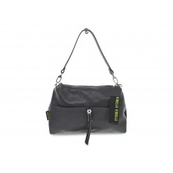 Borsa a mano Rebelle TECLA BAGUETTE HANDBAG DOLLARO SAUGE in pelle nero