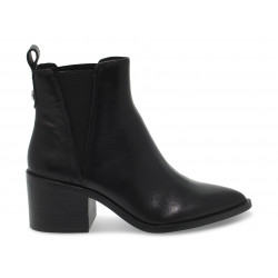 Polacco Steve Madden AUDIENCE BLACK LEATHER in pelle nero