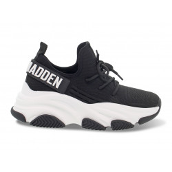 Sneakers Steve Madden PROTEGE BLACK in tessuto nero e bianco