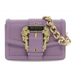 Borsa a mano Versace Jeans Couture JEANS COUTURE RANGE F SKETCH 16 BUCKLE GRAINY in pelle lavanda