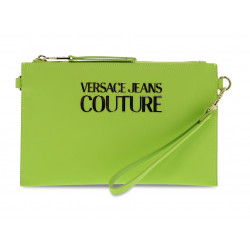 Pochette Versace Jeans Couture JEANS COUTURE RANGE L SKETCH 9 in saffiano lime e oro