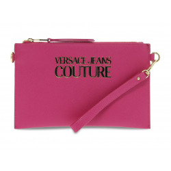 Pochette Versace Jeans Couture JEANS COUTURE RANGE L SKETCH 9 in saffiano rosa e oro
