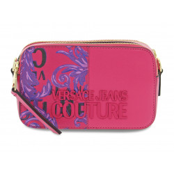 Borsa a tracolla Versace Jeans Couture JEANS COUTURE RANGE P SKETCH 3 ROCK CUT in saffiano fucsia e viola