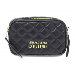 Borsa a tracolla Versace Jeans Couture JEANS CHARMS COUTURE RANGE C SKETCH 8 BAGS QUILTED in nappa nero