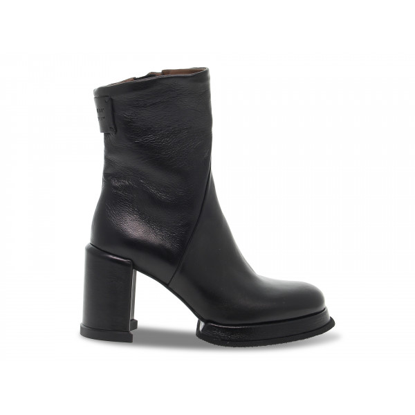 Polacco A.S.98 LEG PLATO' in pelle nero Donna Polacco