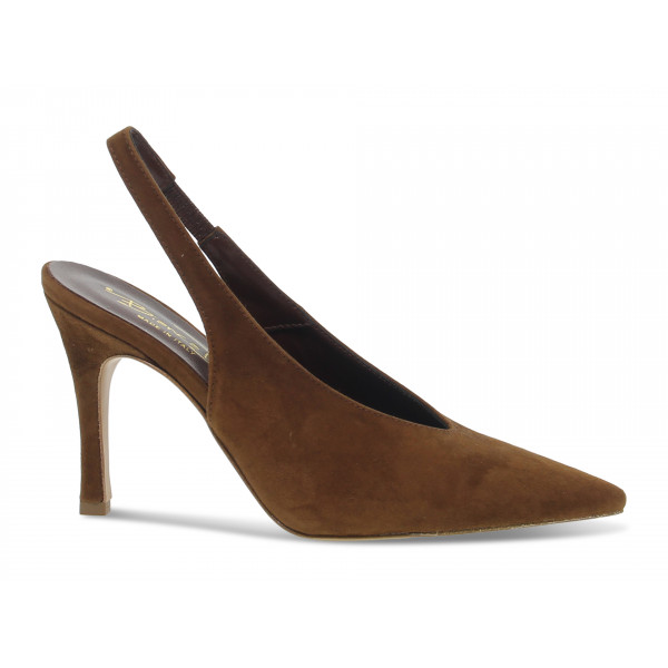 Scarpa con tacco Bianca Di - cuoio Donna Scarpa con tacco