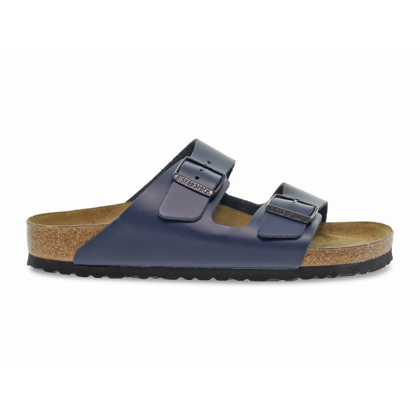 Sandalo Birkenstock ARIZONA in pelle blu