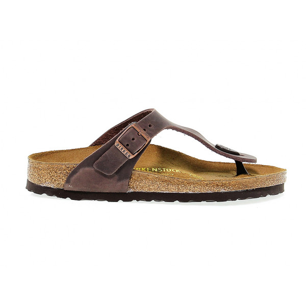 Sandalo Birkenstock GIZEH in pelle habana