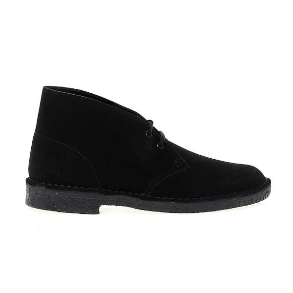 Polacco Clarks DESERT BOOT in camoscio nero