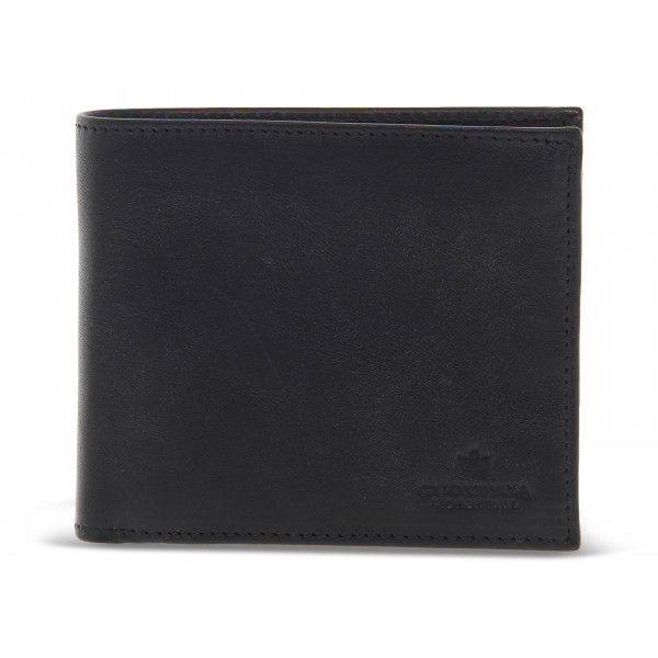 Portafoglio Cuoieria Fiorentina COMPLETO RIDOTTO in pelle nero Uomo Portafoglio