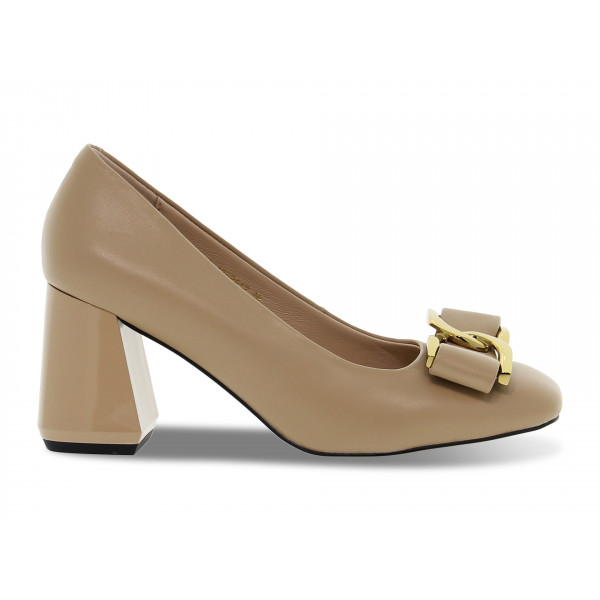 Décolleté Emanuèlle Vee - beige Donna Décolleté