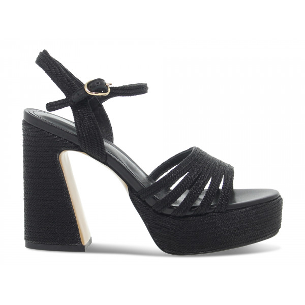 Sandalo con tacco Emanuèlle Vee - nero Donna Sandalo con tacco