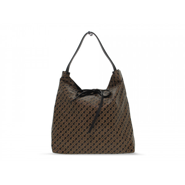 Borsa a tracolla Gherardini - toffee e nero