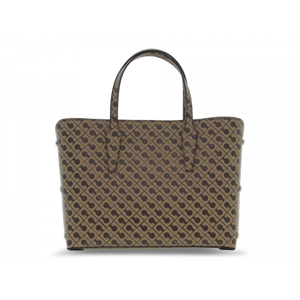 Borsa a mano Gherardini - moka e orange Donna Borsa a mano