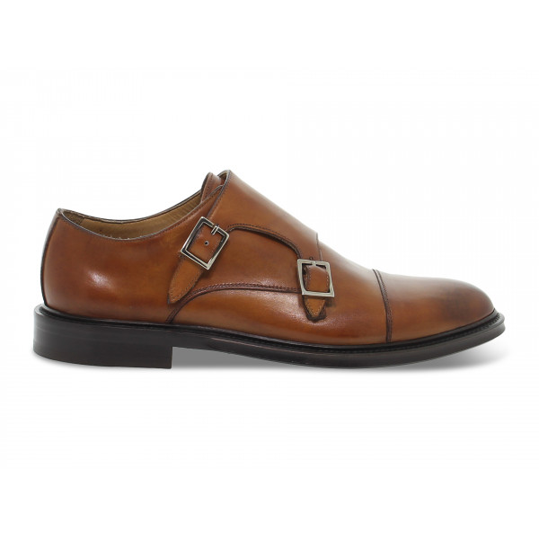 Senza stringhe Guidi Calzature STILE INGLESE in pelle cuoio Uomo Senza stringhe