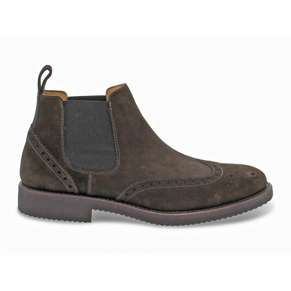 Polacco Guidi Calzature STILE INGLESE in camoscio testa di moro Uomo Polacco
