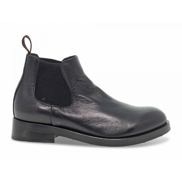 Tronchetto Guidi Calzature BEATLES STILE INGLESE in pelle nero Donna Tronchetto