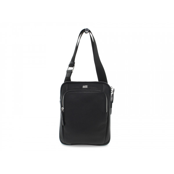 Borsa a tracolla John Richmond SHOULDER BAG in pelle nero Uomo Borsa a tracolla