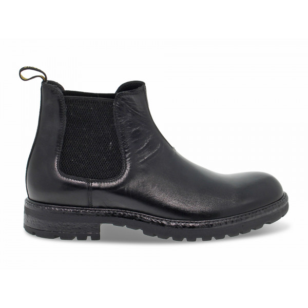 Tronchetto Jp David BEATLES STILE INGLESE in pelle nero Uomo Tronchetto