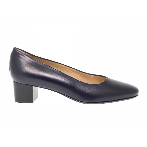 Décolleté Martina in pelle blu Donna Décolleté
