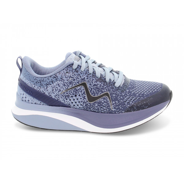 Sneakers MBT HURACAN 3000 LACE UP W in tessuto e ecopelle blu e grigio