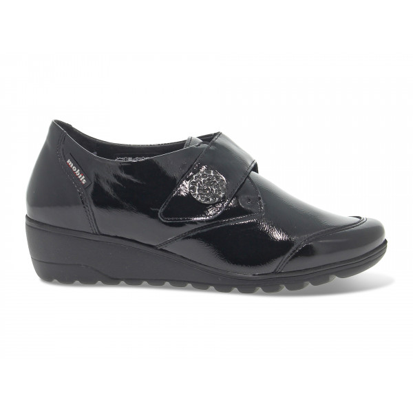 Scarpa bassa Mephisto BRANDA MOBILS ERGONOMIC in vernice nero Donna Scarpa bassa