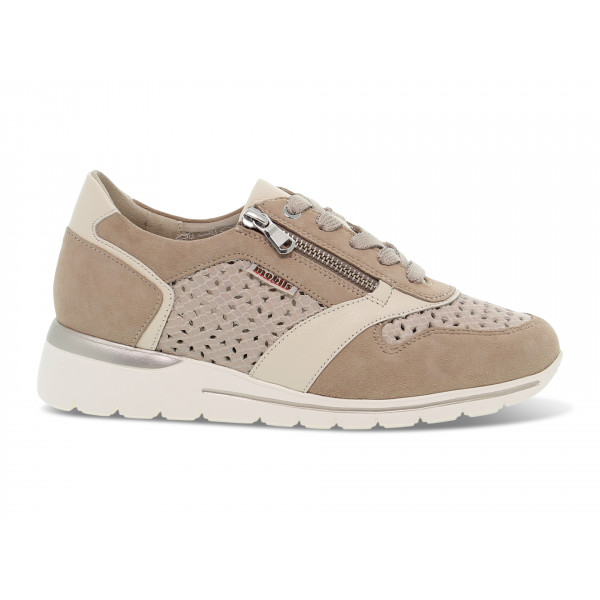 Scarpa bassa Mephisto - sabbia e platino Donna Scarpa bassa