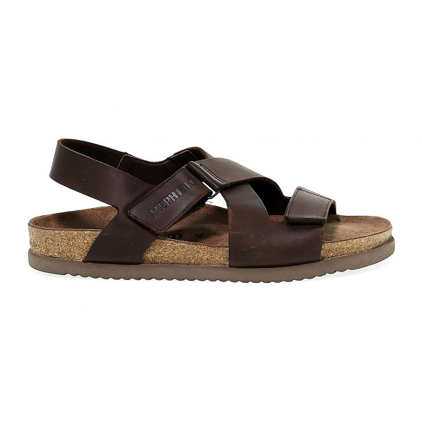 Sandalo Mephisto - marrone scuro Uomo Sandalo