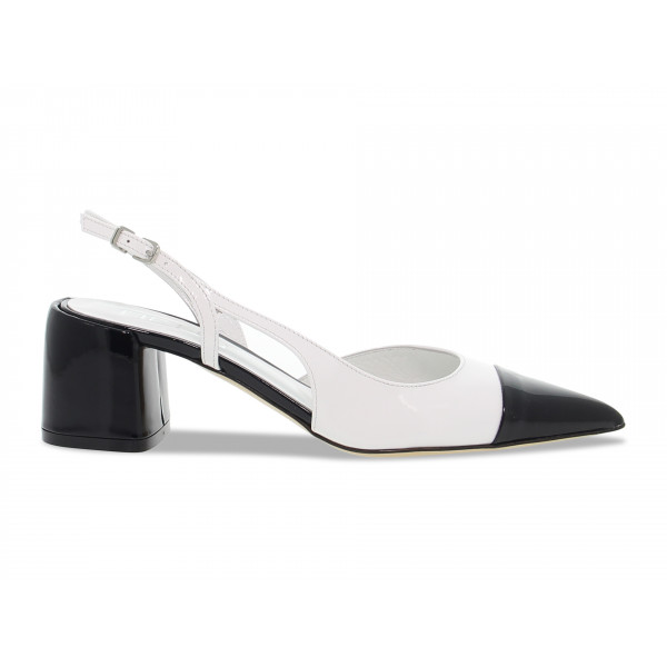 Scarpa con tacco Ncub - bianco e nero Donna Scarpa con tacco