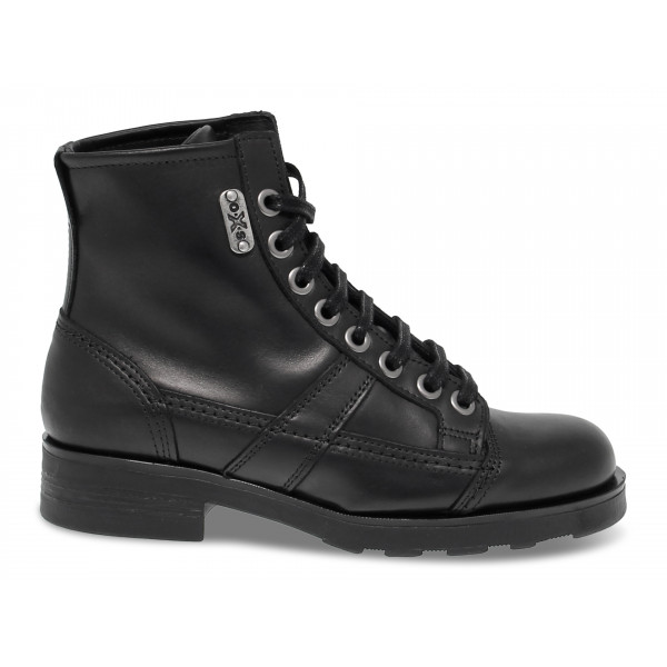 Polacco OXS FRANK 1901 in pelle nero Donna Polacco