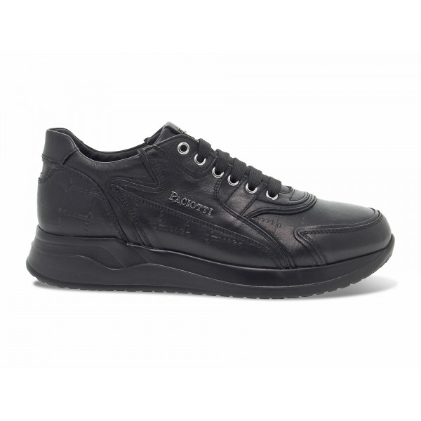 Sneakers Paciotti CRICKET in nappa e stampato nero Uomo Sneakers