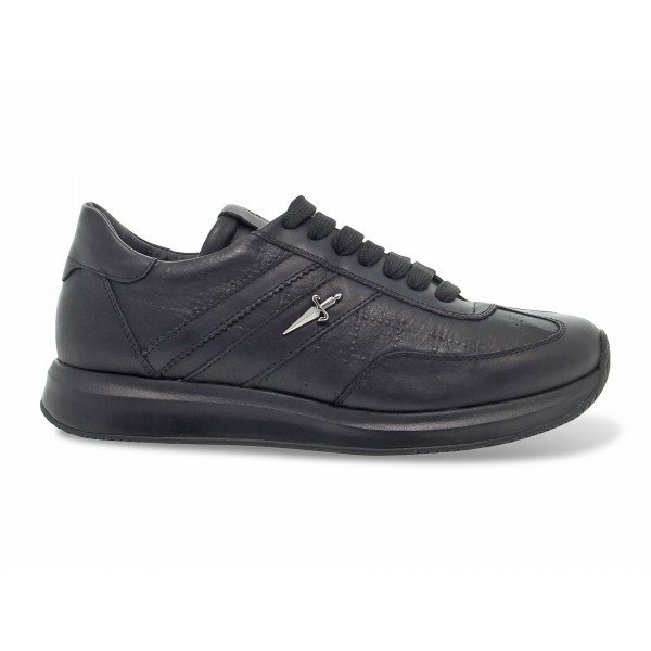 Sneakers Paciotti SOFT in nappa e stampato nero Uomo Sneakers