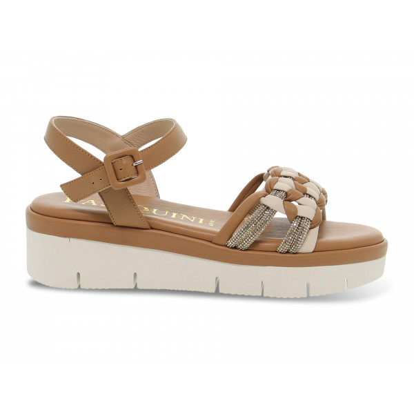 Zeppa Pasquini Calzature - cuoio e panna Donna Zeppa